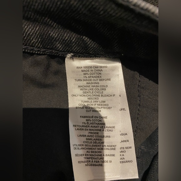 Current / Elliot faded black wide leg jean - Picture 8 of 8